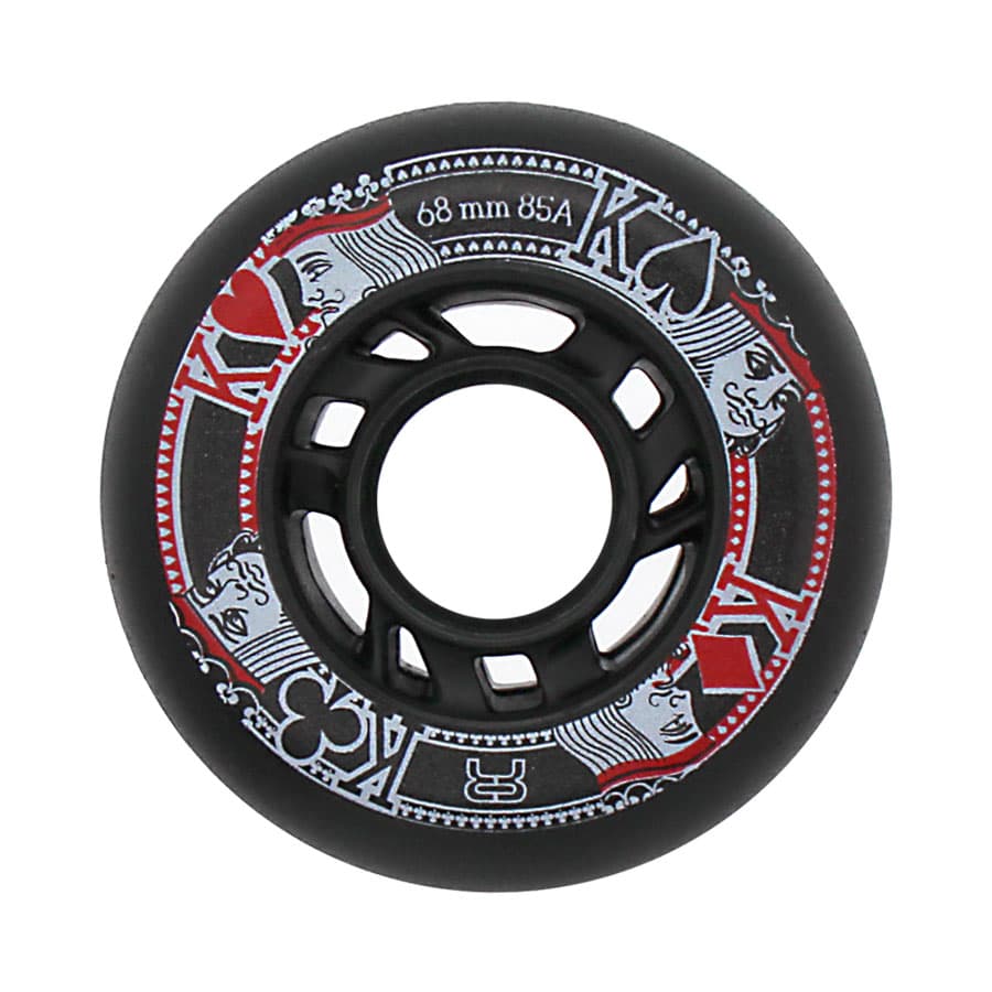 FR Skates STREET KINGS BLACK 68mm 85A 一個 インラインスケート ウィール エフアール タイヤ