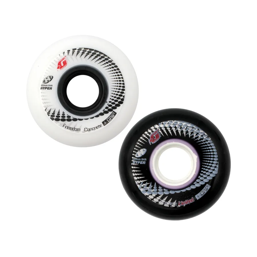 HYPER CONCRETE +G 68mm 84A 一個 インラインスケート ウィール ハイパー タイヤ