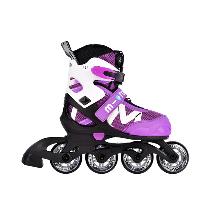 MICRO NEW SHAPER PURPLE 14.0-17.0cm インラインスケート ブーツ ローラーブレード ハードブーツ 子供 キッズ
