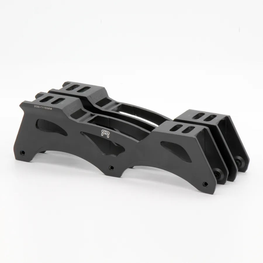 【パッケージなし】FR SKATE X2R FRAME 310 BLACK 232mm 3X110mm インラインスケート フレーム エフアール フラット