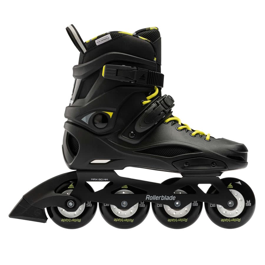 ROLLERBLADE RB CRUISER BLACK&NEON YELLOW インラインスケート ブーツ ローラーブレード ハードブーツ