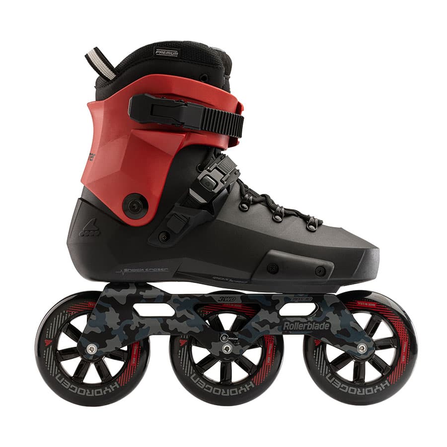 ROLLERBLADE TWISTER 110 BLACK&RED インラインスケート ブーツ ローラーブレード ハードブーツ 3WD 大口径