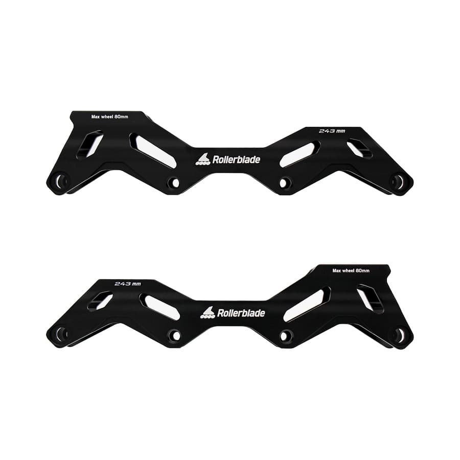 ROLLERBLADE ROCKERING FRAME BLACK 243mm 4X80mm インラインスケート フレーム ローラーブレード ロッカリング フラット