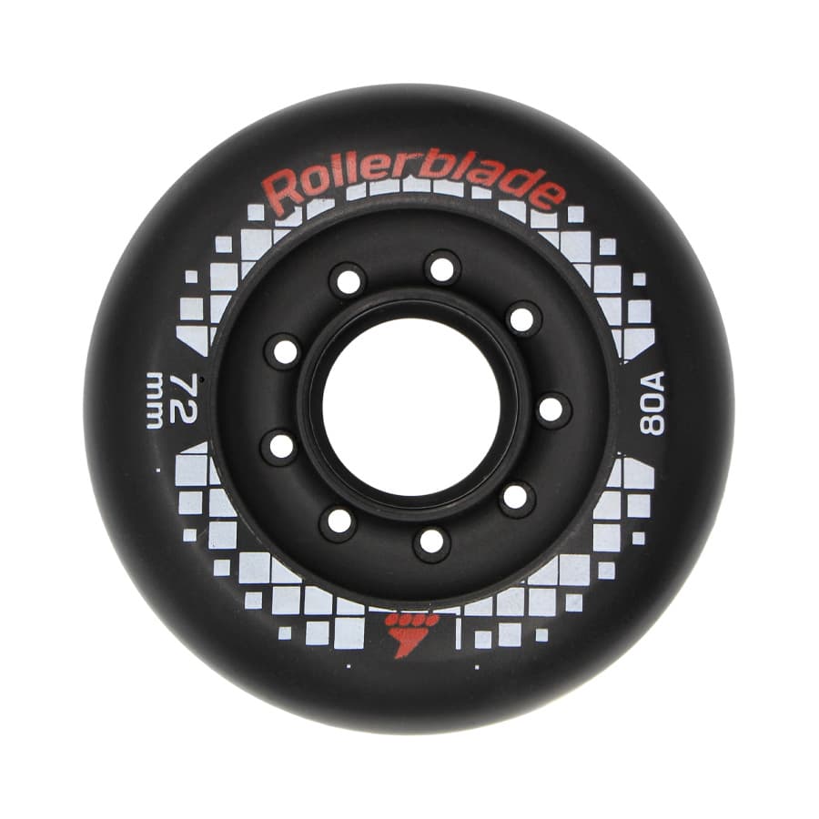 ROLLERBLADE ウィール 72mm 80A 一個 インラインスケート ローラーブレード タイヤ