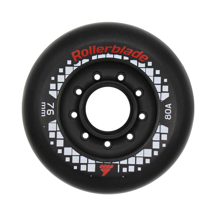 ROLLERBLADE ウィール 76mm 80A 一個 インラインスケート ローラーブレード タイヤ