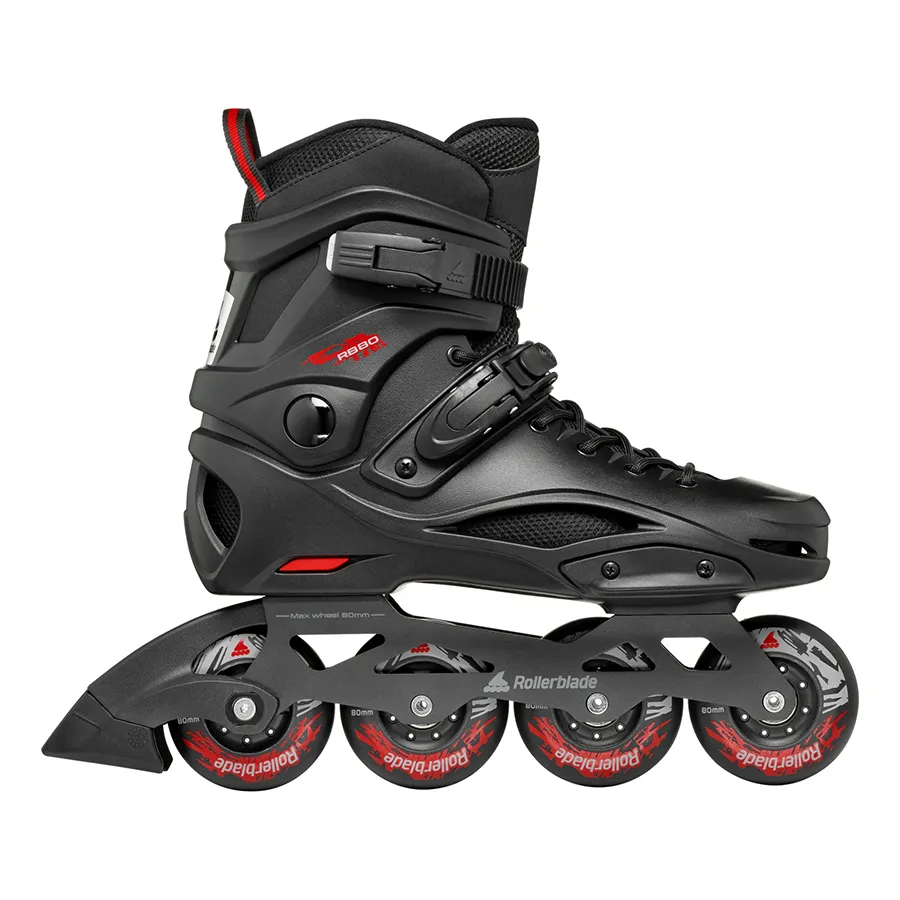 ROLLERBLADE RB 80 BLACK&RED インラインスケート ブーツ ローラーブレード ハードブーツ
