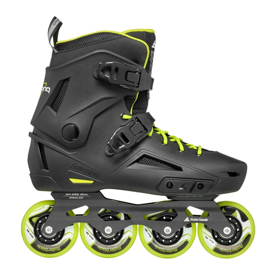 ROLLERBLADE LIGHTNING 80 BLACK&LIME インラインスケート ブーツ ローラーブレード ハードブーツ